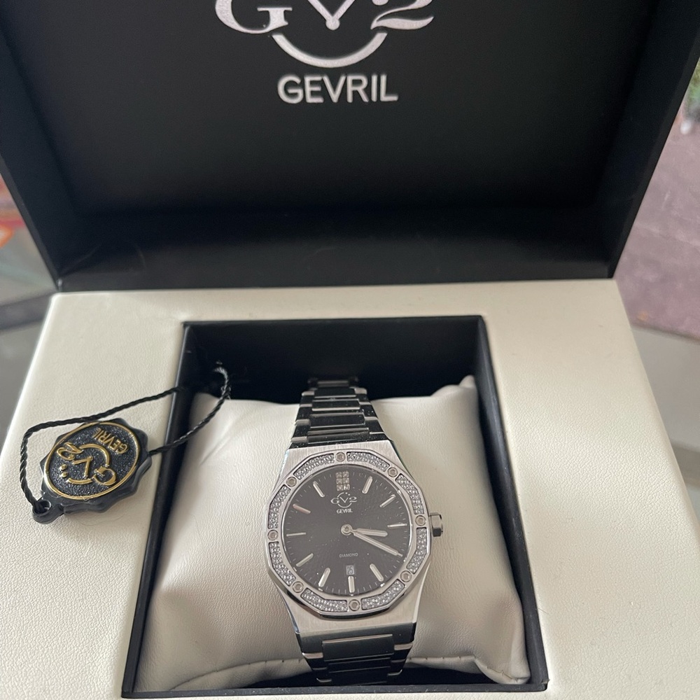 Gevril Palmanova diamond watch